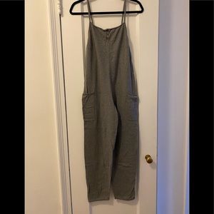 Something Navy knit jumpsuit size small